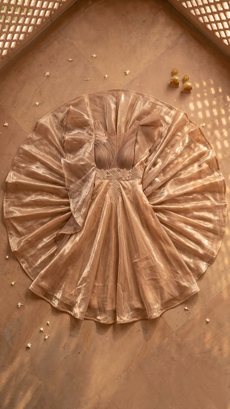 Wine brown gown stylish evening party wear for women India